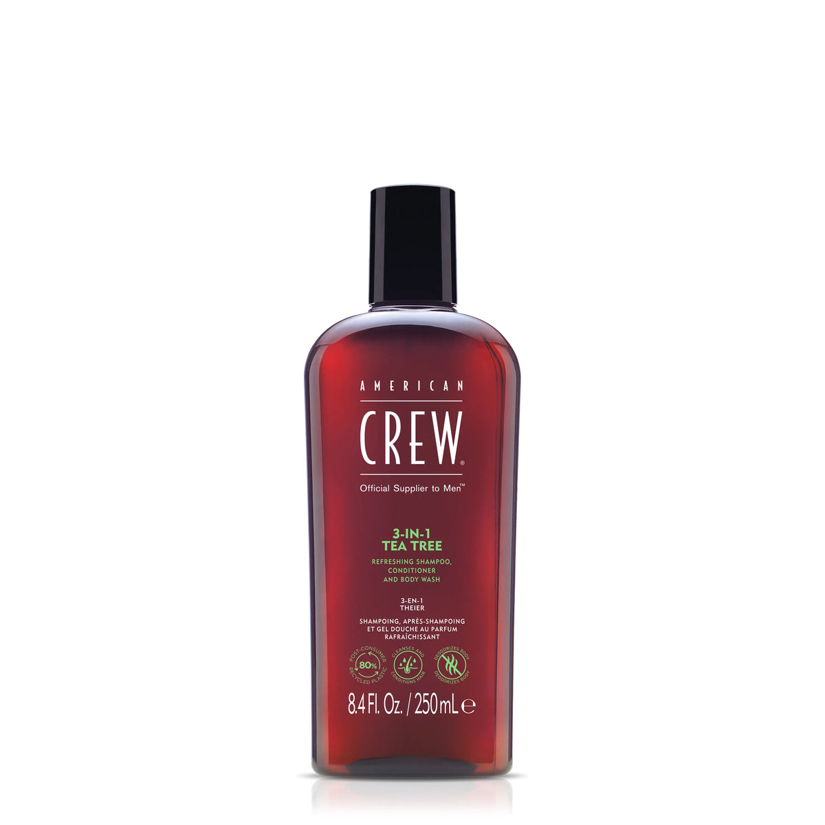 3-IN-1 TEA TREE SHAMPOO, CONDITIONER & BODY WASH FOR MEN