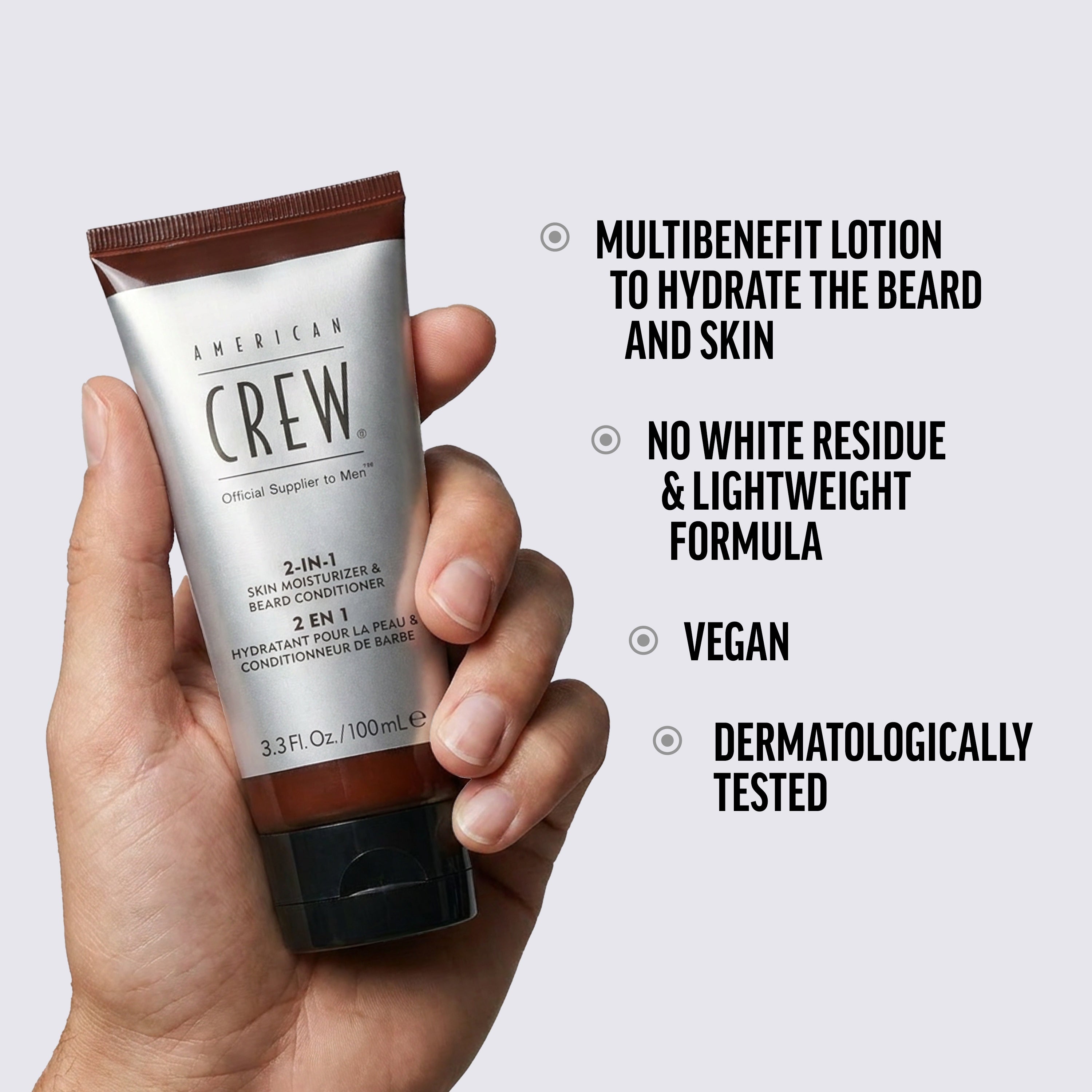 2-in-1 Skin Moisturizer & Beard Conditioner | American Crew
