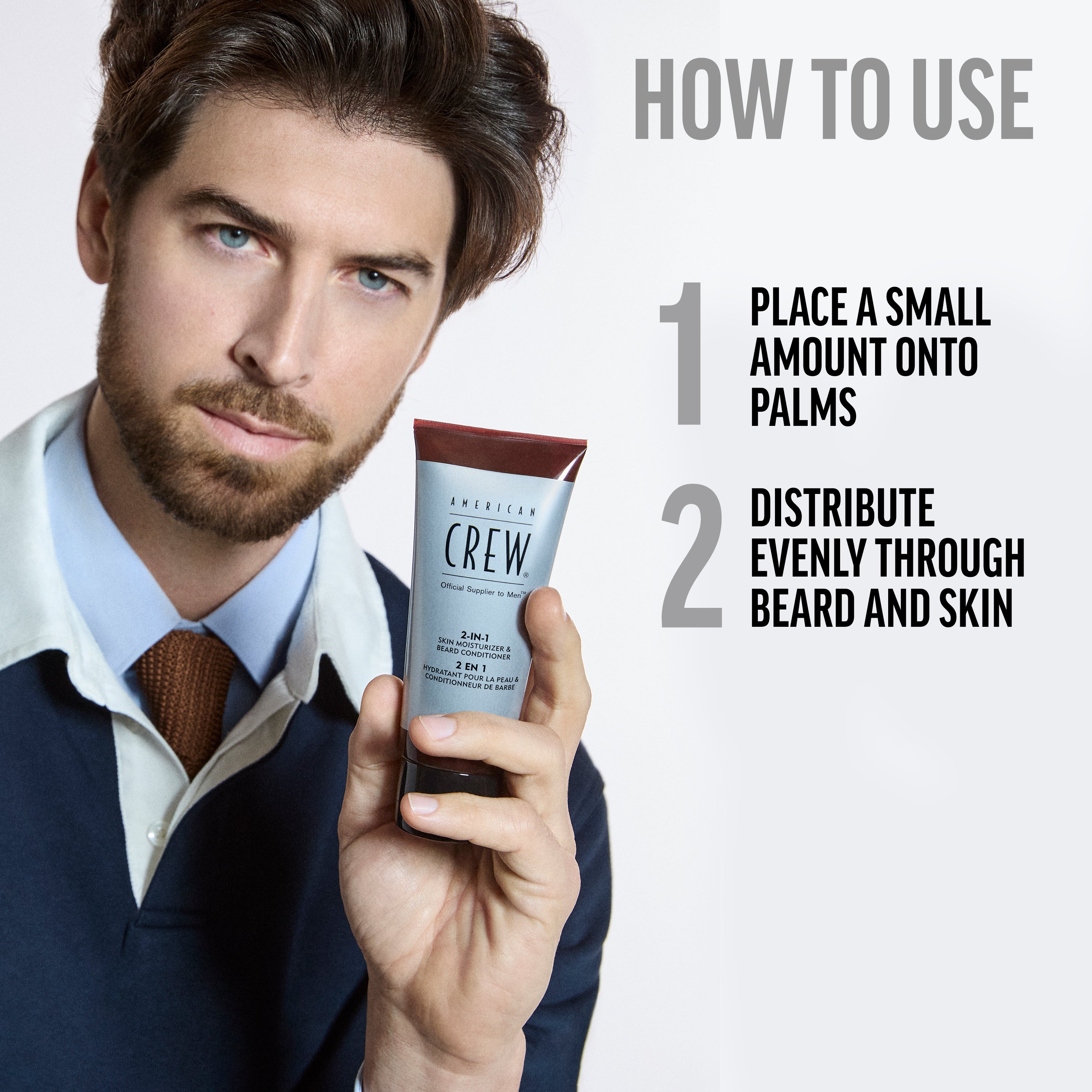 2-in-1 Skin Moisturizer & Beard Conditioner | American Crew