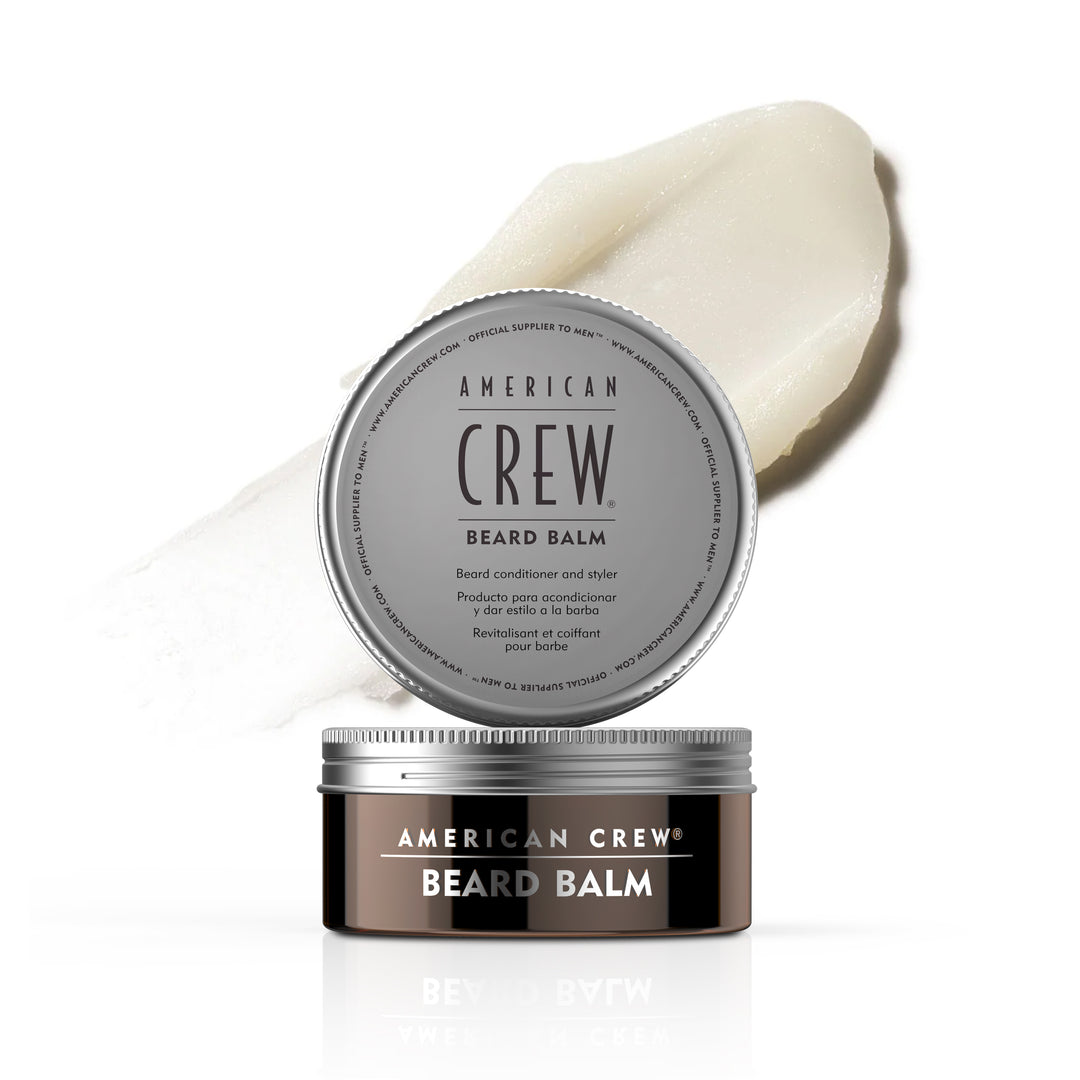 American Crew Beard Balm with bulk on a white background