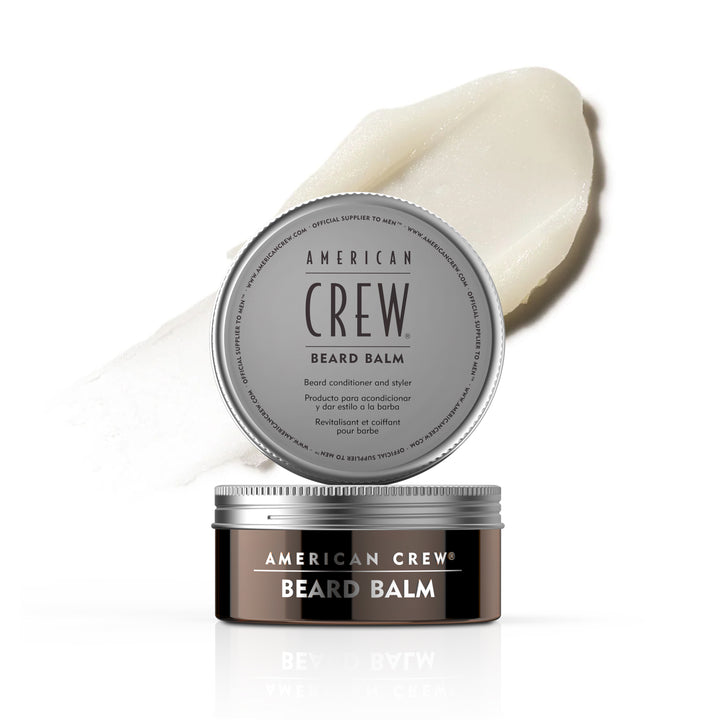 American Crew Beard Balm with bulk on a white background