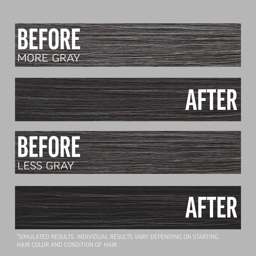 Undetectable Hair Color for Men Jet Black #001