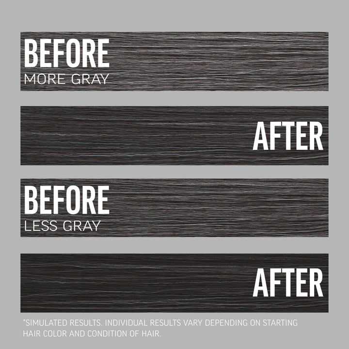 Undetectable Hair Color for Men Jet Black #001