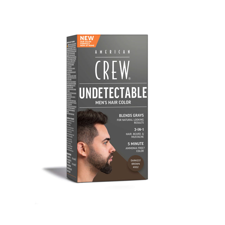 Undetectable Hair Color for Men Darkest Brown #002