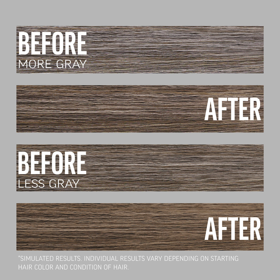 Undetectable Hair Color for Men Medium Brown #004