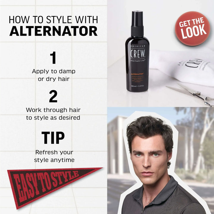 How to Use Alternator Finishing Spray by American Crew