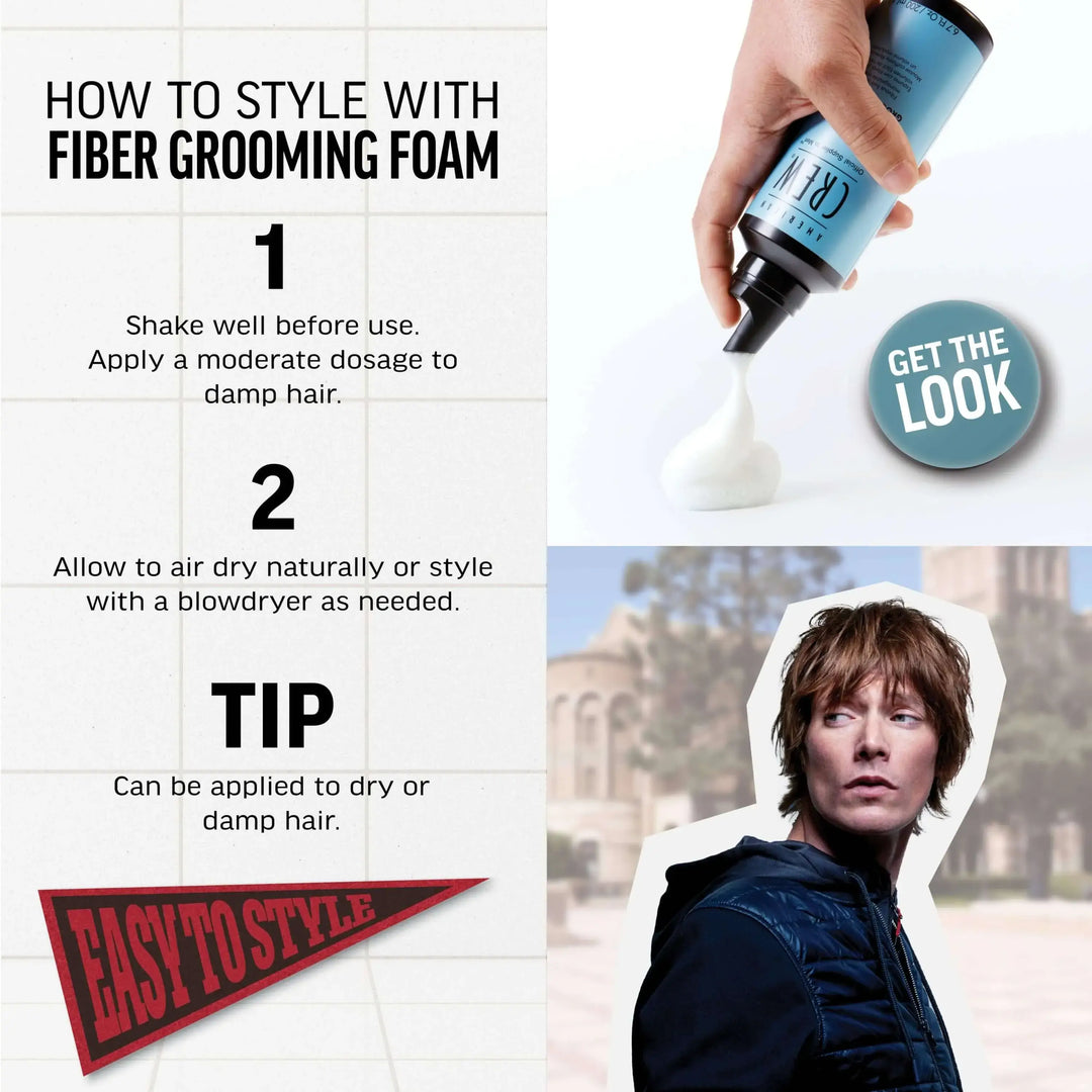 How to Use Fiber Grooming Foam by American Crew