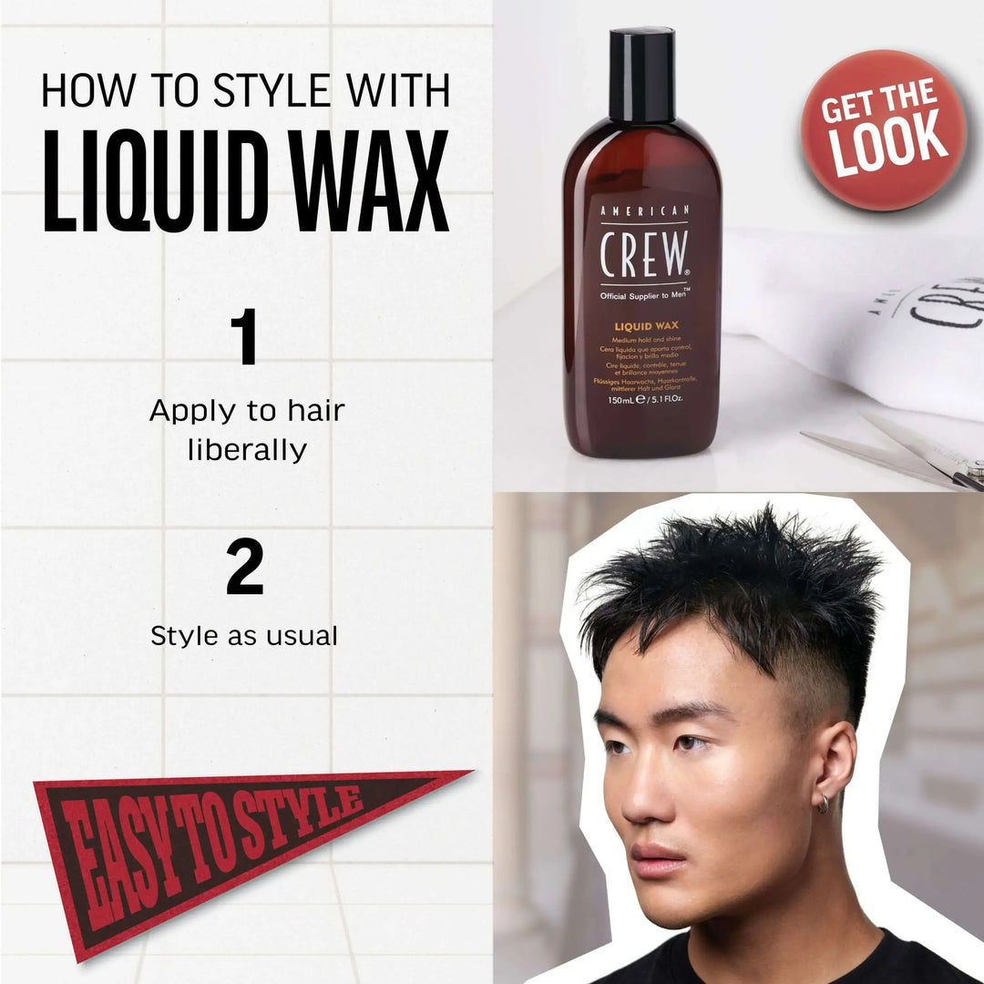 Liquid Hair Wax, Hair Products for Men - American Crew Liquid Hair Wax, Hair Products for Men - American Crew