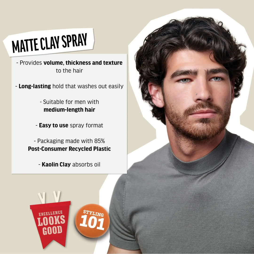 Matte Clay Spray Hair Styling Product American Crew