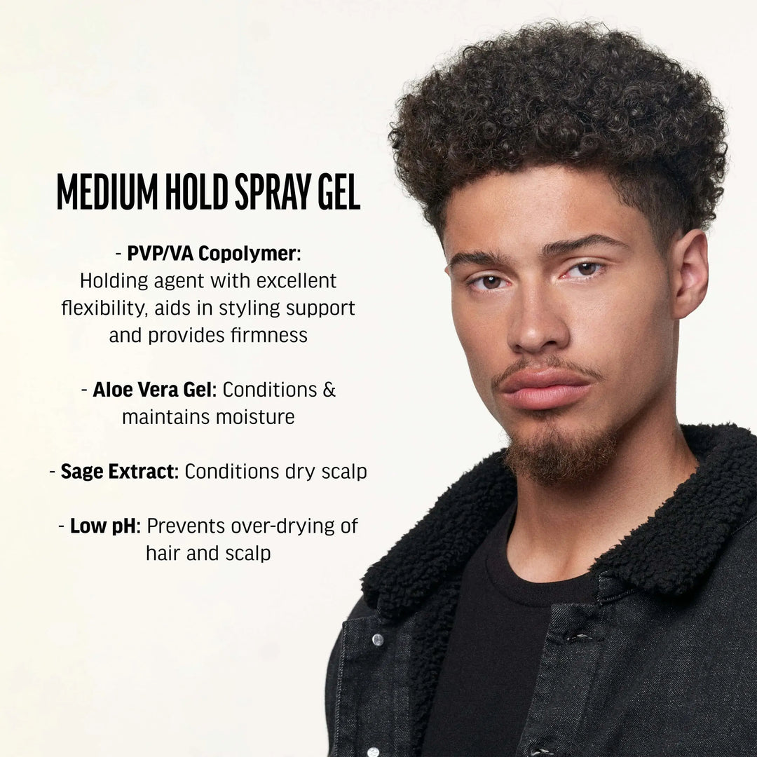 Medium hold online hair gel