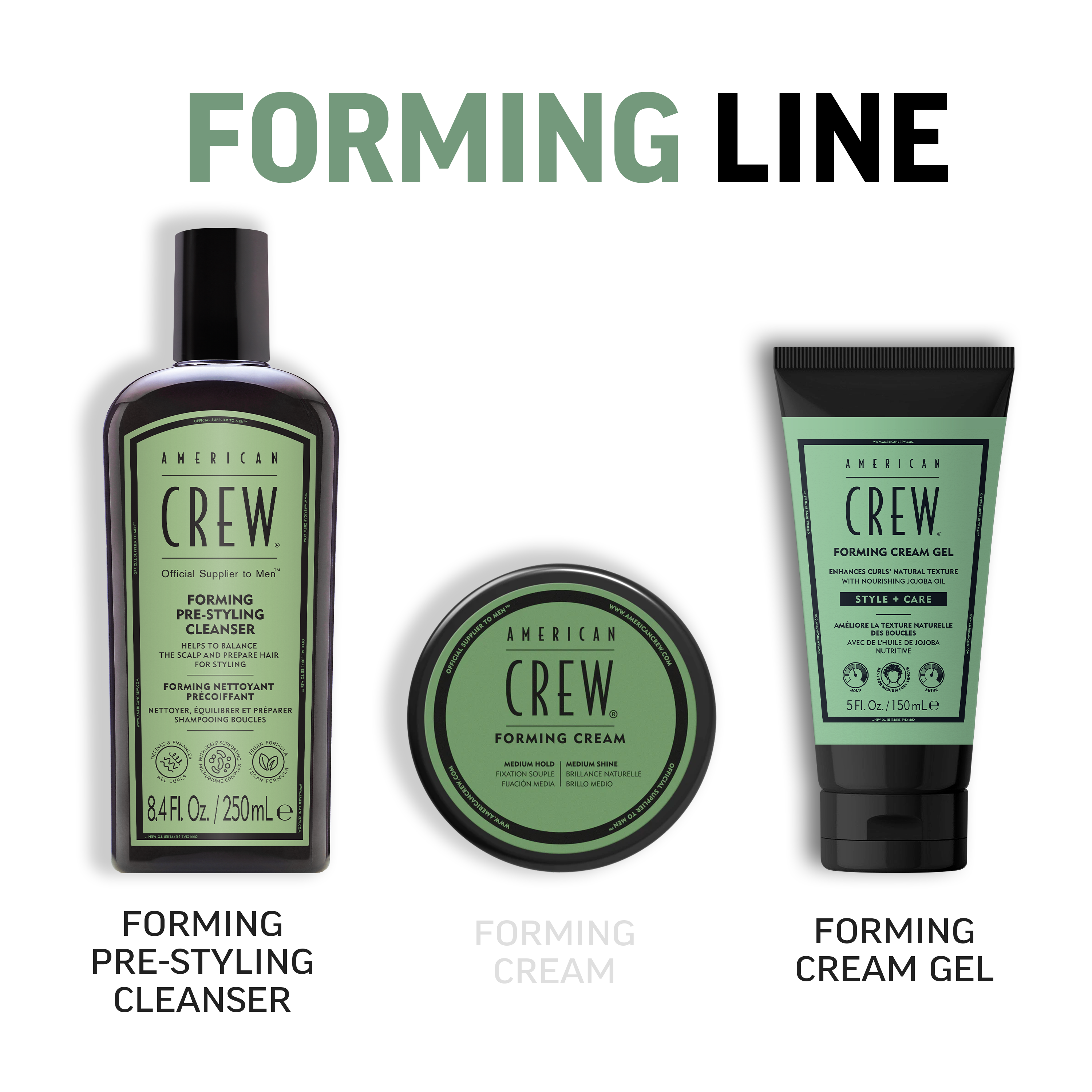 American Crew Forming Cream Gel - Thumbnail 4