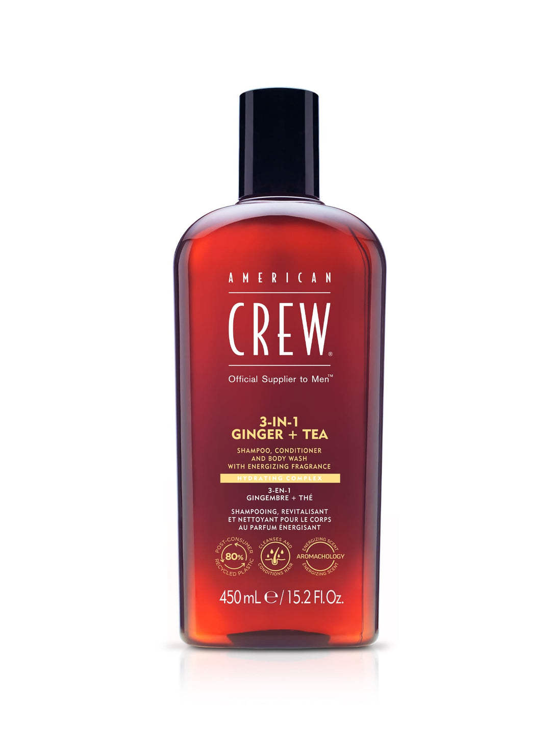 Crew 3-In-1 Ginger + Tea Shampoo
