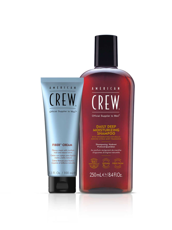 Fiber Cream Daily Deep Shampoo Set