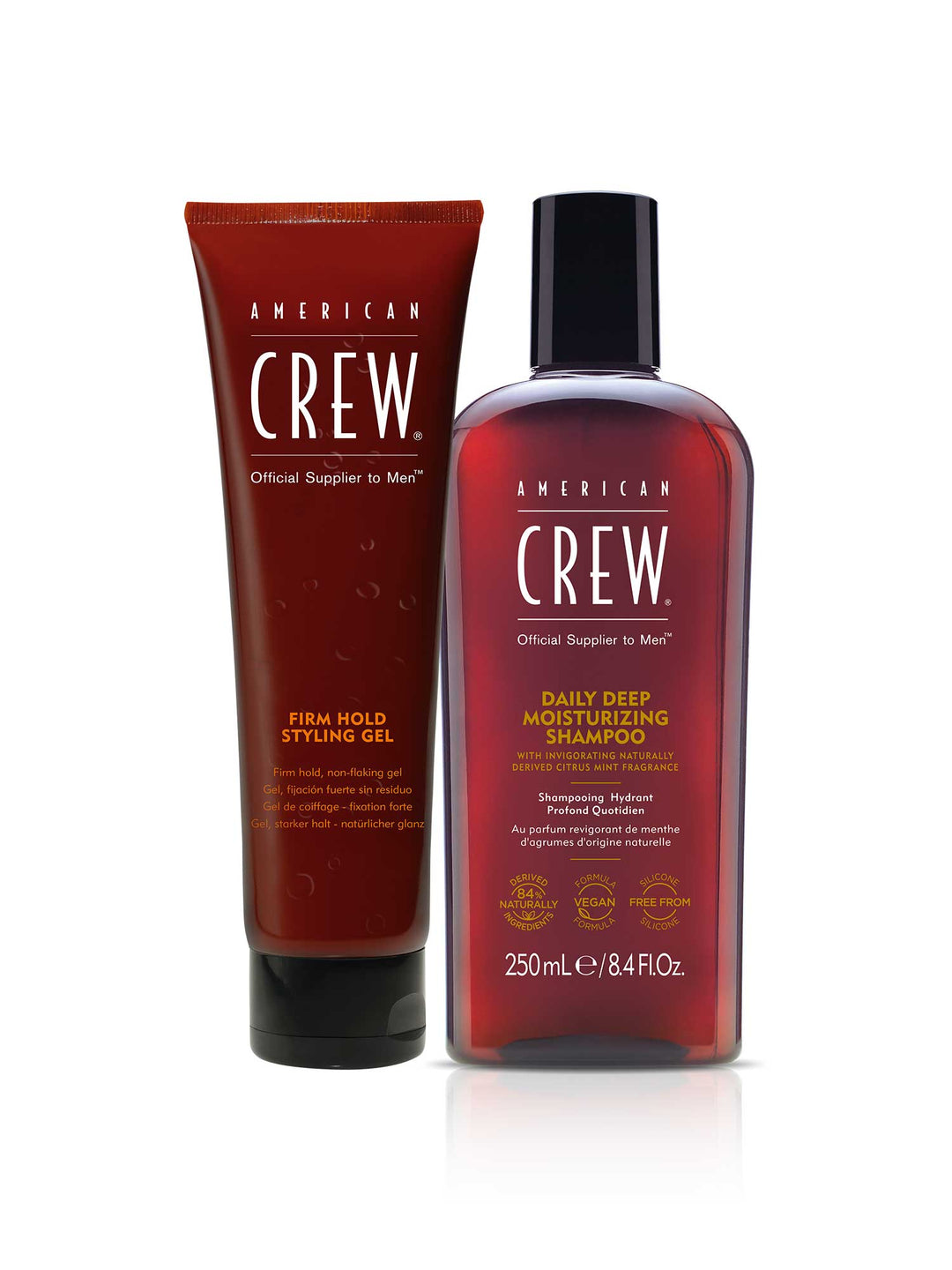  American Crew Men's Hair Gel, Light Hold, Non-Flaking