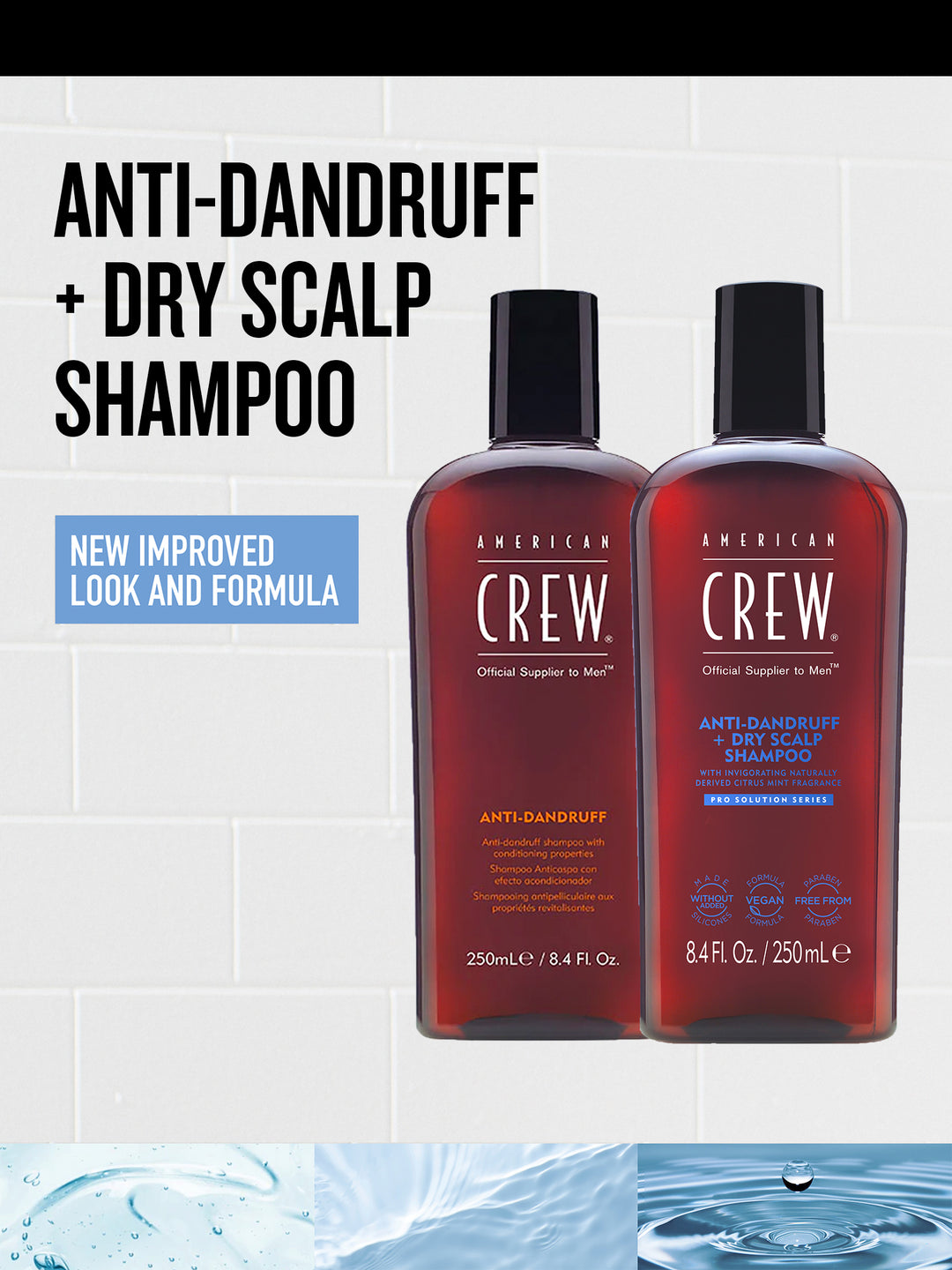 Anti-Dandruff + Dry Scalp Shampoo- New improved look and formula