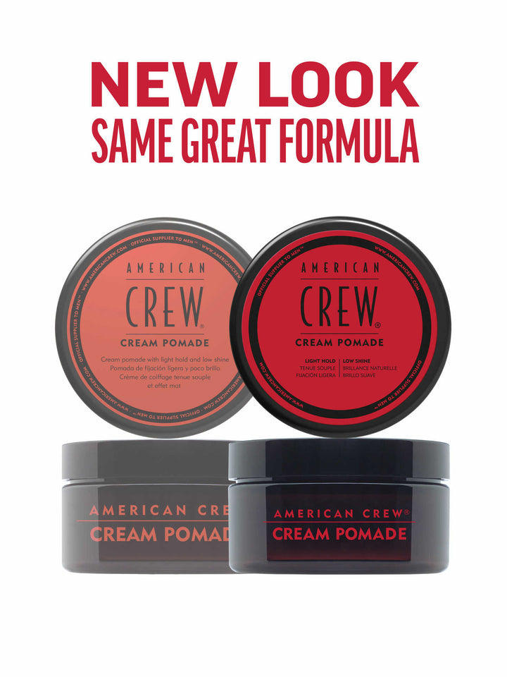 Cream Pomade Styling Puck. New look, same great formula
